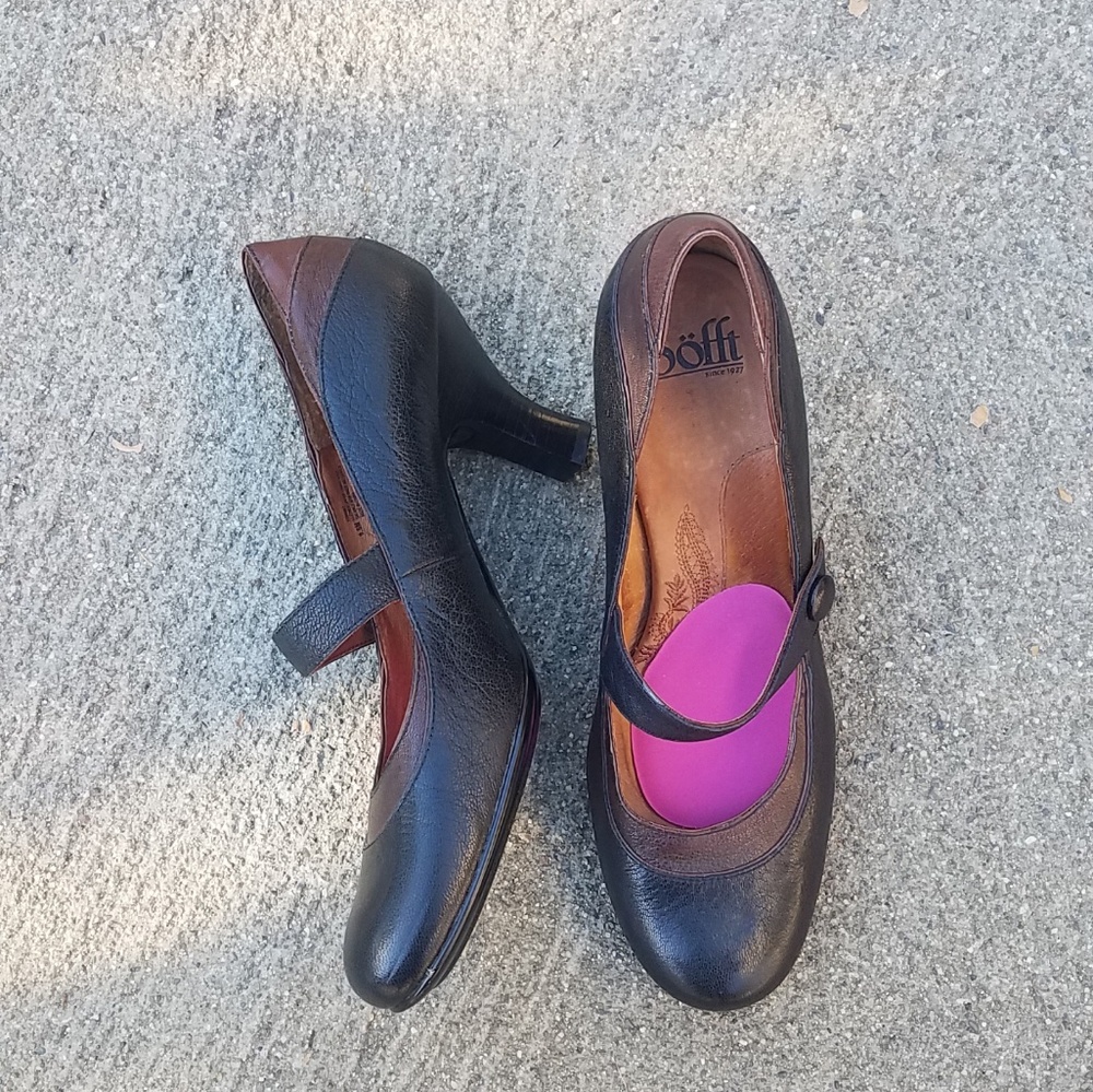 Maryjane heels, Sofft round toe leather comfortabl